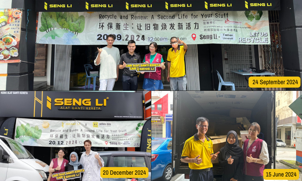 Recycling Program with Yellow Bin, Kulai / Taman Universiti / Nusa Bestaru Outlets